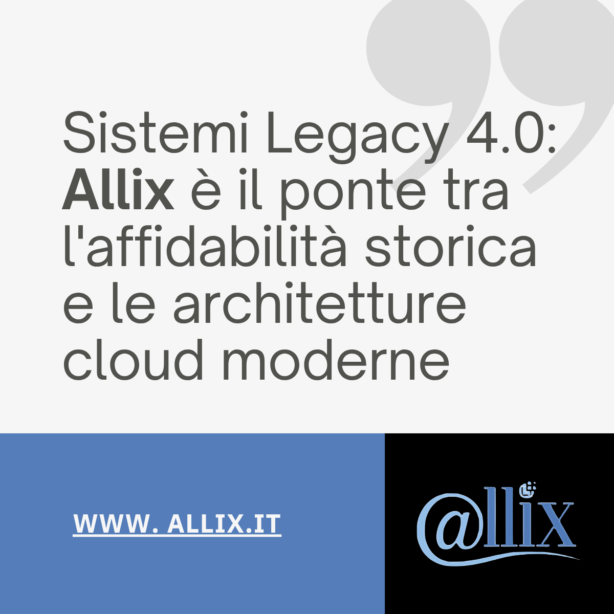 Sistemi Legacy 4.0
